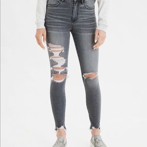 American eagle NWT grey jeans 4 regular
